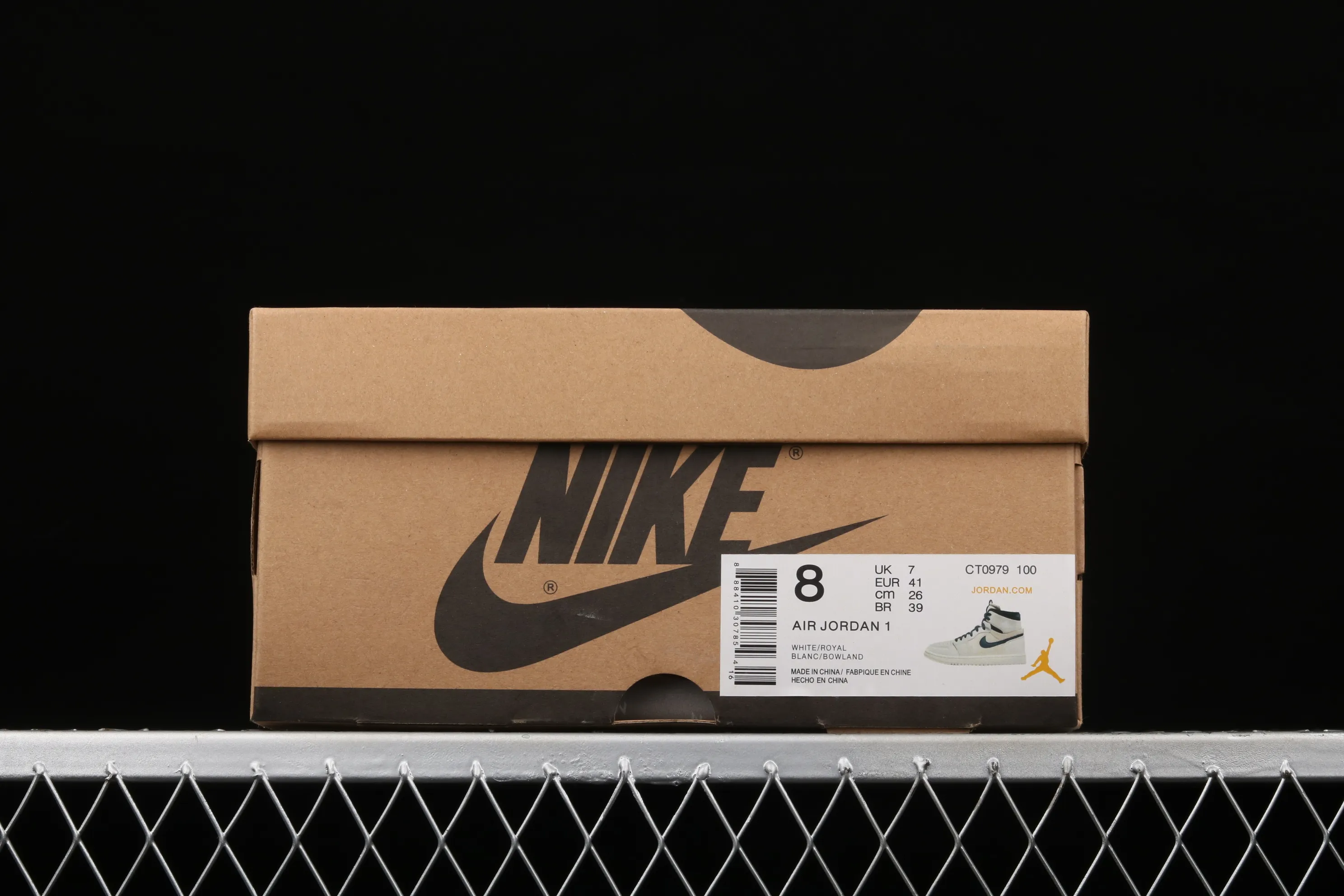 All categories Air Jordan Jordan series basketball shoes Air Jordan 1 High Z version Air Jordan 1 Zoom CMFT "Summit White" AJ1 Joe 1 Pearl Milk Tea Off-White CT0979-100